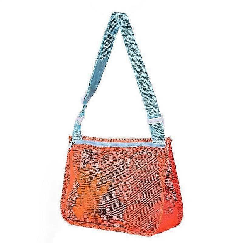 Beach Toy Mesh Beach Bag Kids Shell Collecting Bag