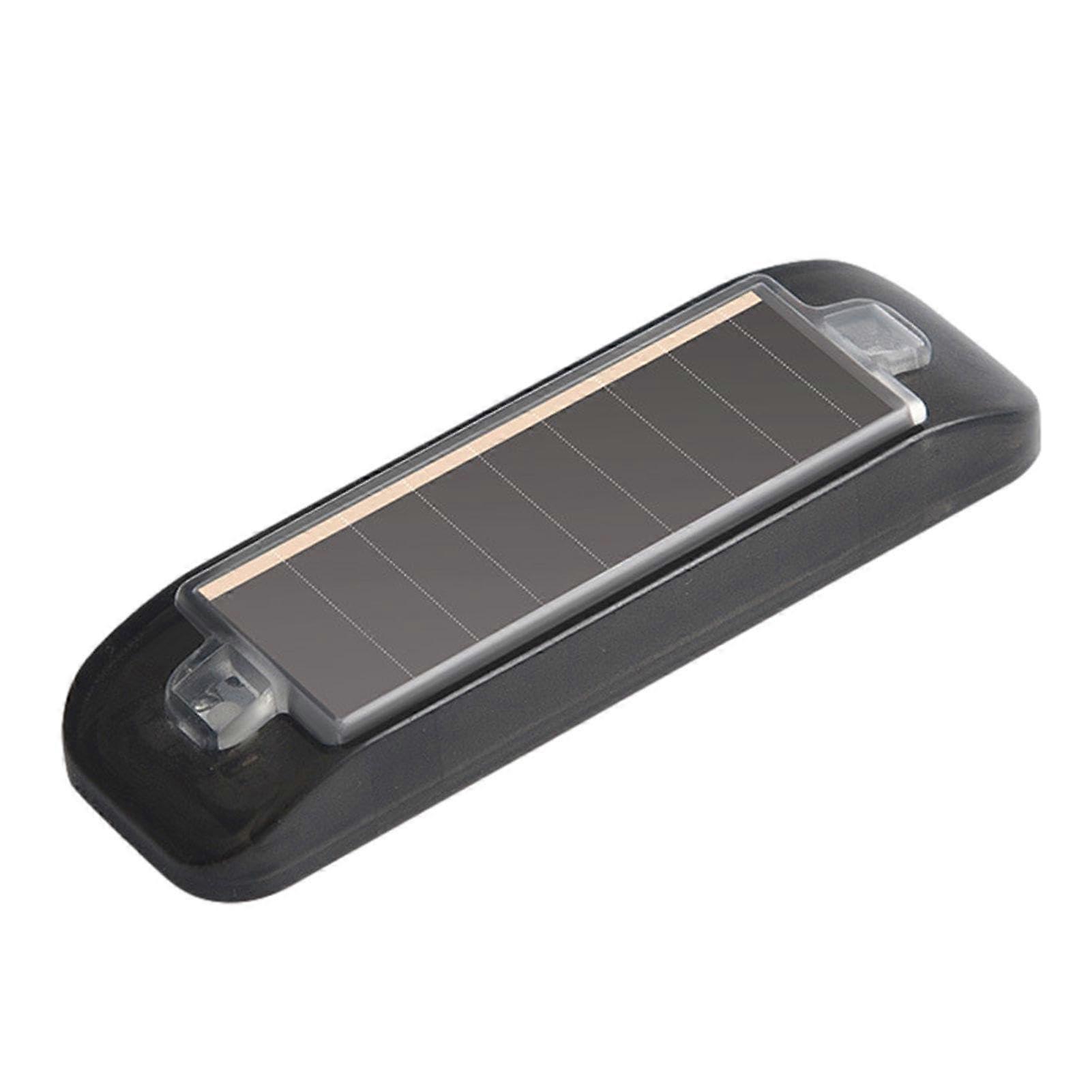 Stroobe Lights Solar LED Beacons, Weatherproof Flashing Warning Lights For Fences, Vehicles, Motorcycles Red/Blue