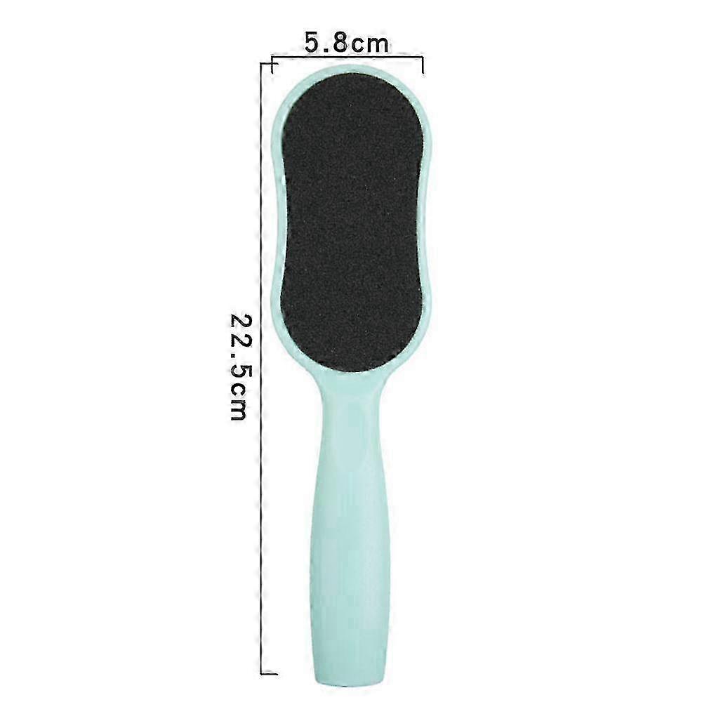 かかとのひび割れに効果的な両面ペディキュアツール、カルス除去剤、フットスクラバー--style2408