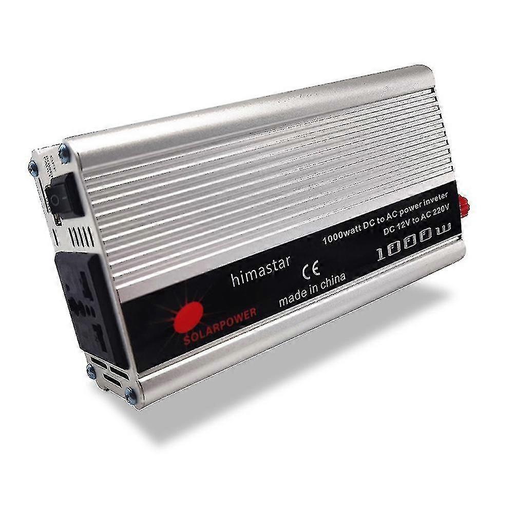Car inverter, 12V to 220V, rated 500 watts, high conversion efficiency and multiple protections