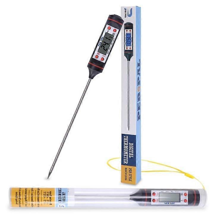 Digital Meat Thermometer With Long Probe Auto Off UK Brand