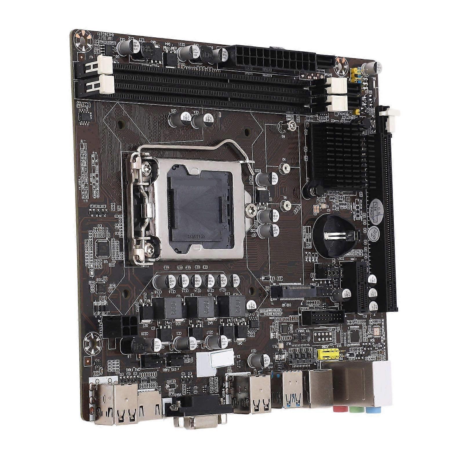 DDR3 Motherboard Support 1155 Pins I3 I5 I7 Processor 2 DDR3 1000M Network Interface Stable Power Gaming Motherboard