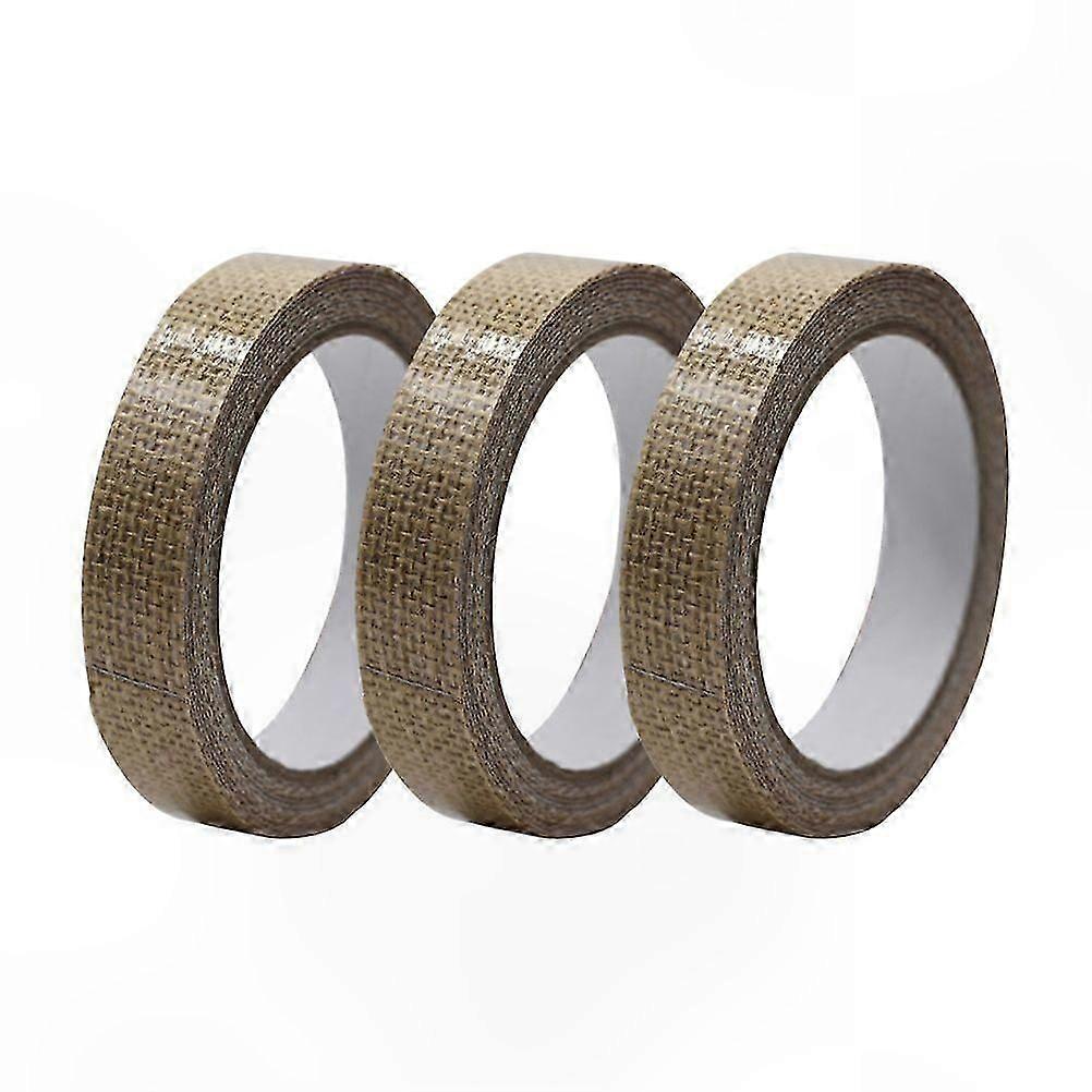 3-Pack Linen Decorative Craft Tape for DIY and Scrapbooking