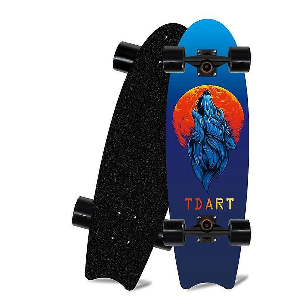 28Inch Skateboard, Standard Beginner Deck, 8Layer Maple, For Teens And Adults, Boys And Girls