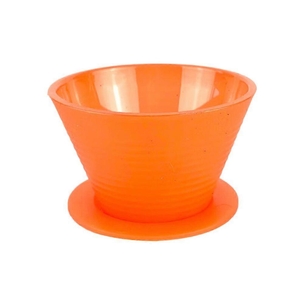 Pour over Coffee Dripper Filters Cups Hand Pouring Slow Brewing Coffee Pour over for Cafe Travel Home Orange