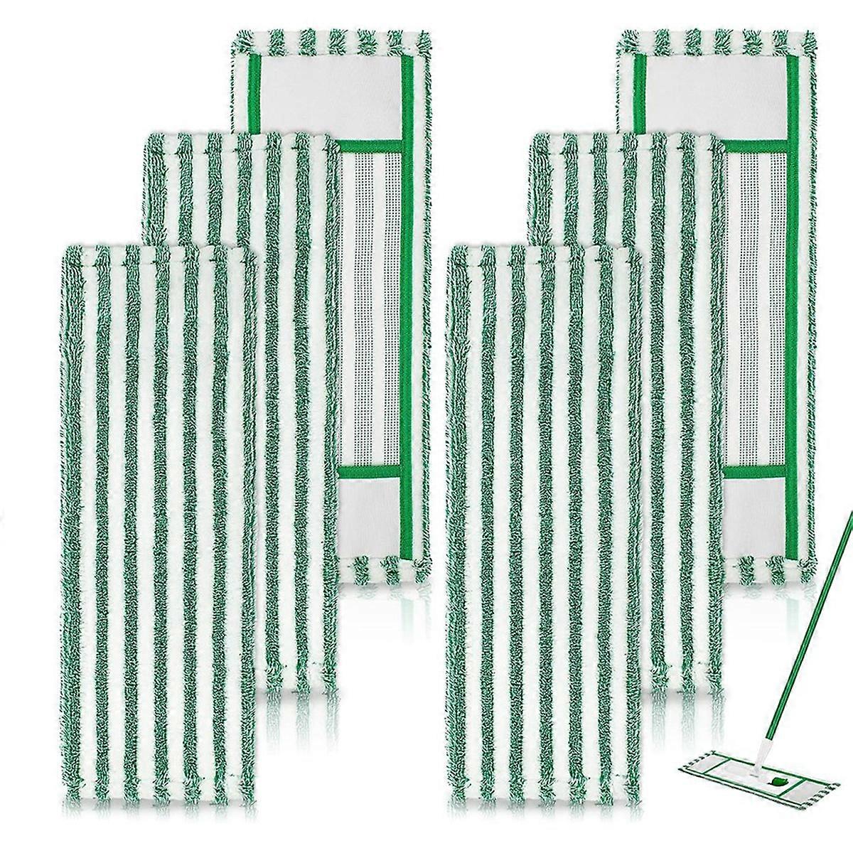 Pads Refills for Wet & Dry Microfiber Mop,6 Pack Microfiber Mop Refills,Reusable Washable Dust Mop Pads