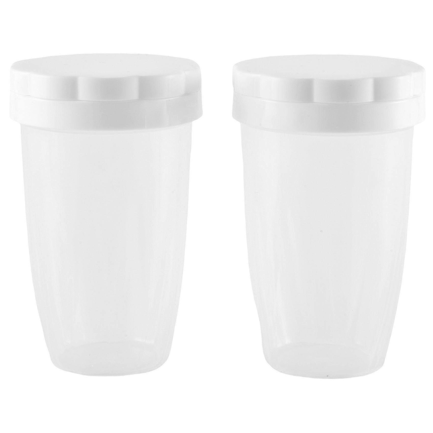 2 Pcs Icing Sugar Shaker Flour Shaker with Lid for Cocoa Shaker Cinnamon Flour Spice Cake Baking Fl