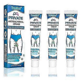 3 piezas de crema antipicazón para hombres, crema para el cuidado de la parte privada, ungüento desodorante antibacteriano antipicazón 20 g
