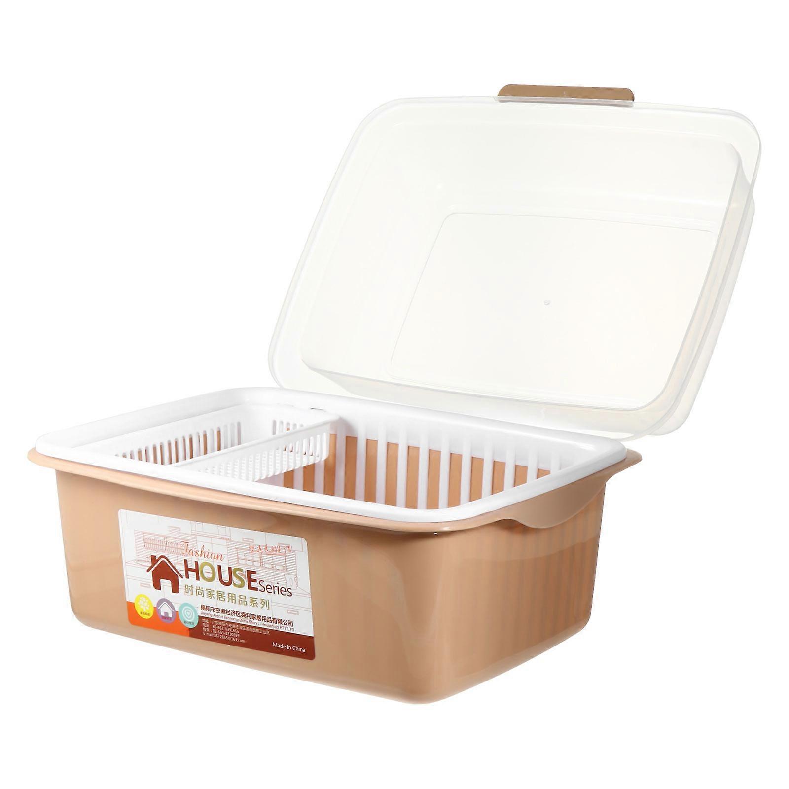 Plastic Milk Bottle Draining Box for Storage Use 1Pcs Tableware Holder