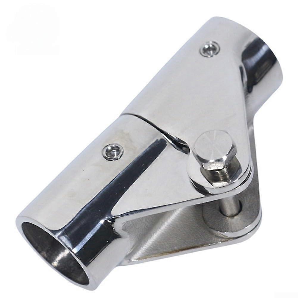 316 Boat Tube Joint High Performance Folding Swivel Connector for 22mm Yacht Use, Durable Marine-Grade Design