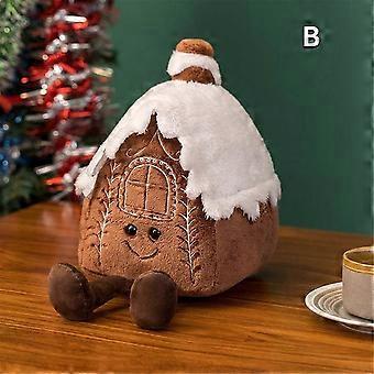 Weihnachten Neue Plüsch Kissen Niedlich Lustig XMas Baum Party Dekor Puppe D