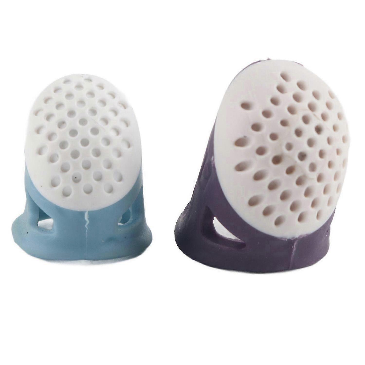 2025 Cel mai recent model 2Pcs Thimble Sleeve Finger Protector Silicon Fingerstall