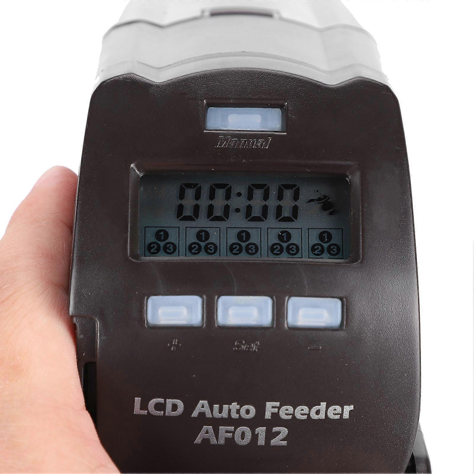 AF012 Automatic Aquarium Fish Feeder Timer 15x7x6.7cm Plastic