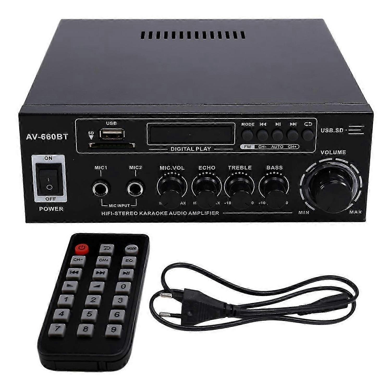 AV-660BT Bluetooth Soundverstärker - Leistungsverstärker EU-STECKER