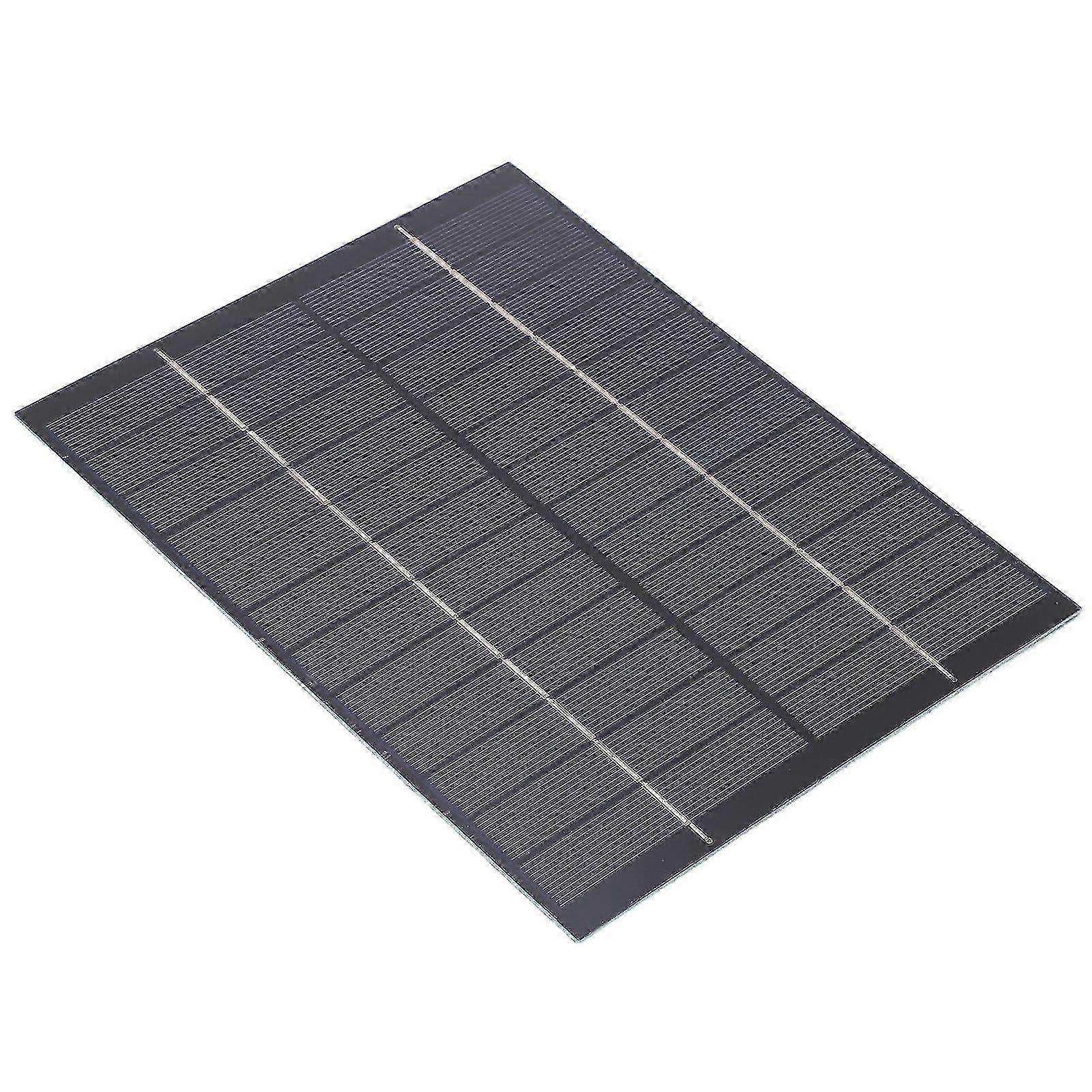 2025 5.2W 12V Mini Polycrystalline Solar Panel 210x165mm Black