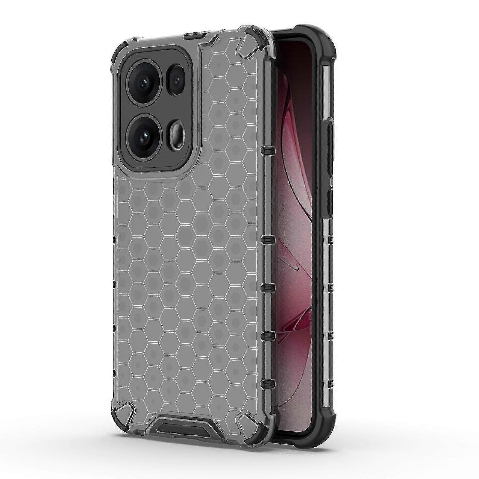 Protective phone case with honeycomb shock absorption for iOS devices