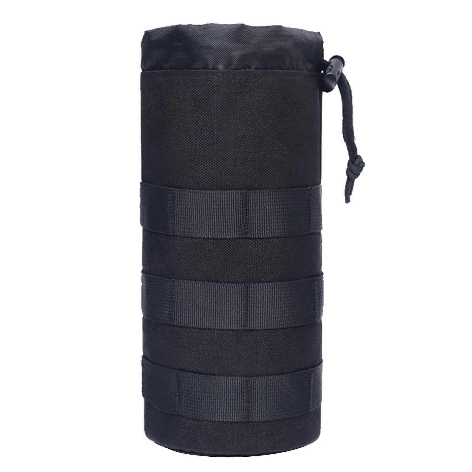 Waterproof Bottle Holder Bag Adjustable Webbing Drawstring Closure Fits Most Water Bottles