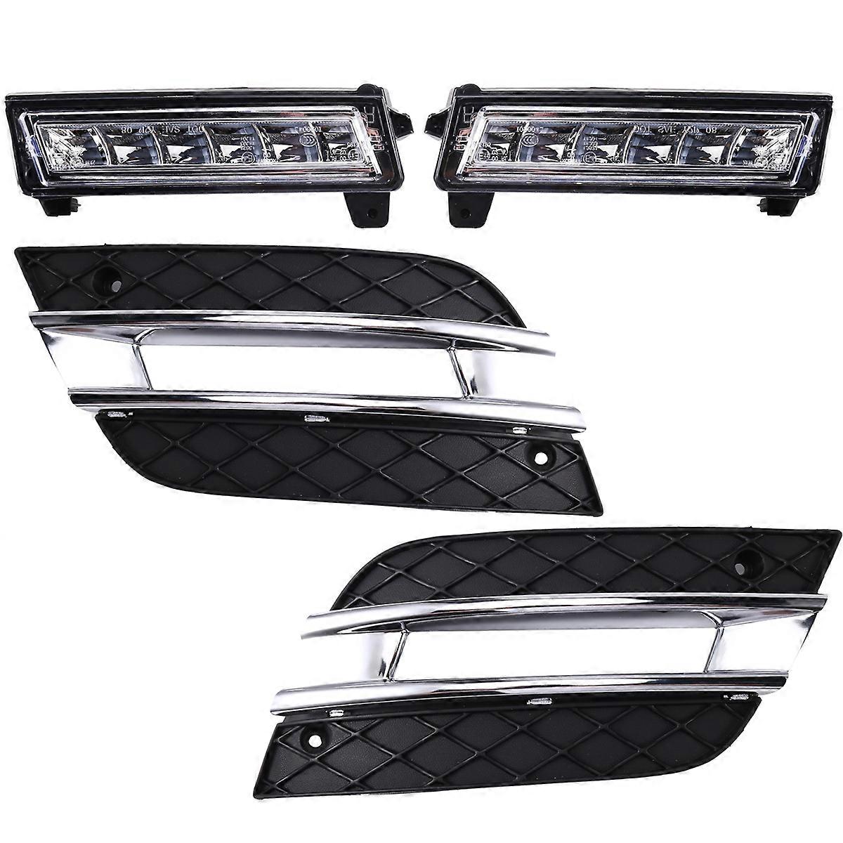 Car Front Bumper Grille LED DRL Daytime Running Light for ML350
