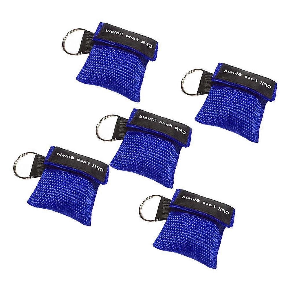 Blue Rescue Breathing Membrane for Emergency Use 5Pcs Kit
