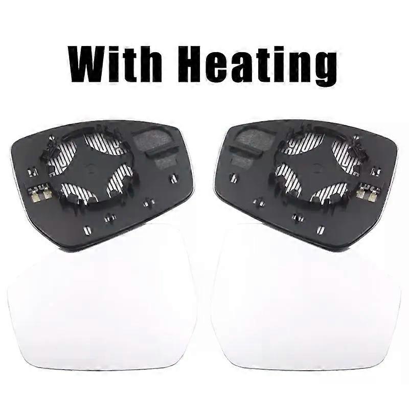 For Jaguar F-PACE 2016-2023/E-PACE 2017-2022 Left Right Door Side Heated Wing Mirror Glass Rearview Rearview Plate