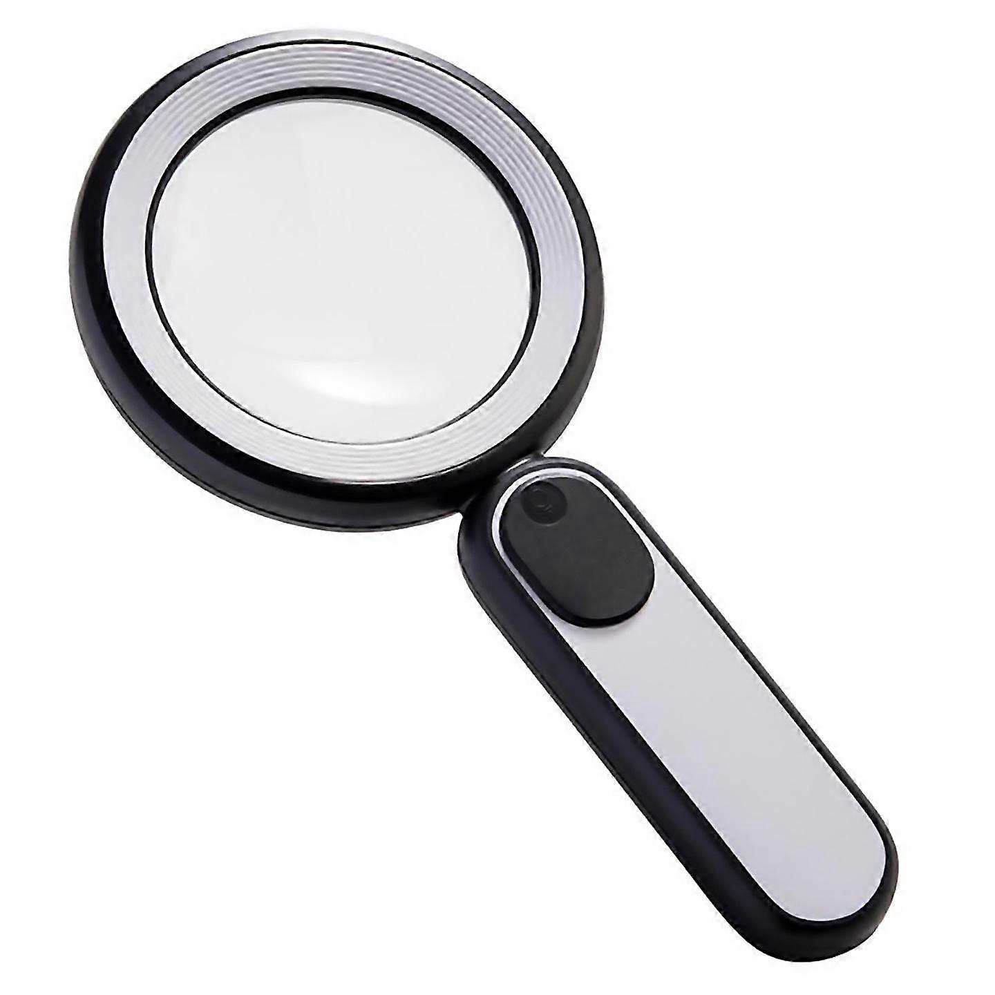 For Rechargeable Magnifier With Light Handheld Lightweight Luminous Magnifier 21 Led 3 Modes Lightin