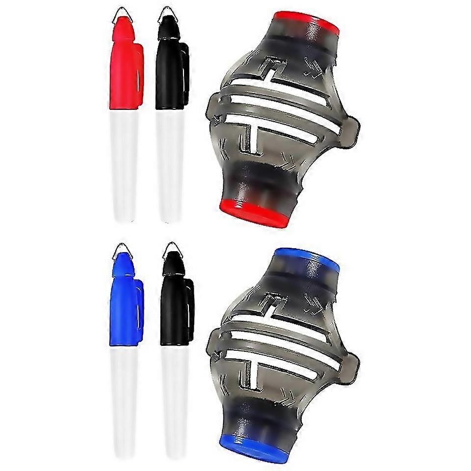 For Golf Ball Line Drawing Tool Mark Pens Set 360degree Rotation Tools