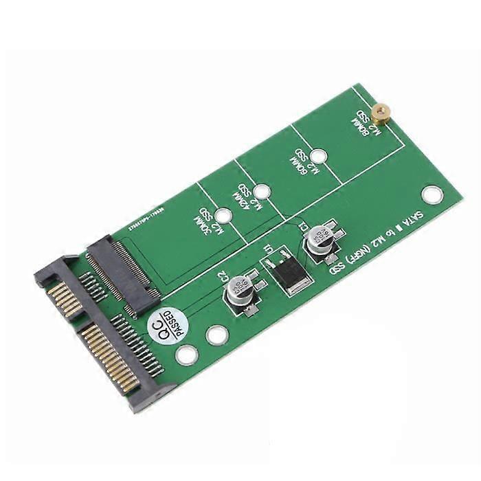 Ngff (M2) Ssd To 2.5 Inch Sata Adapter M.2 Ngff Ssd To Sata3 Converter Card For 30-42-60-80Mm M.2 Ssd Hard Drive