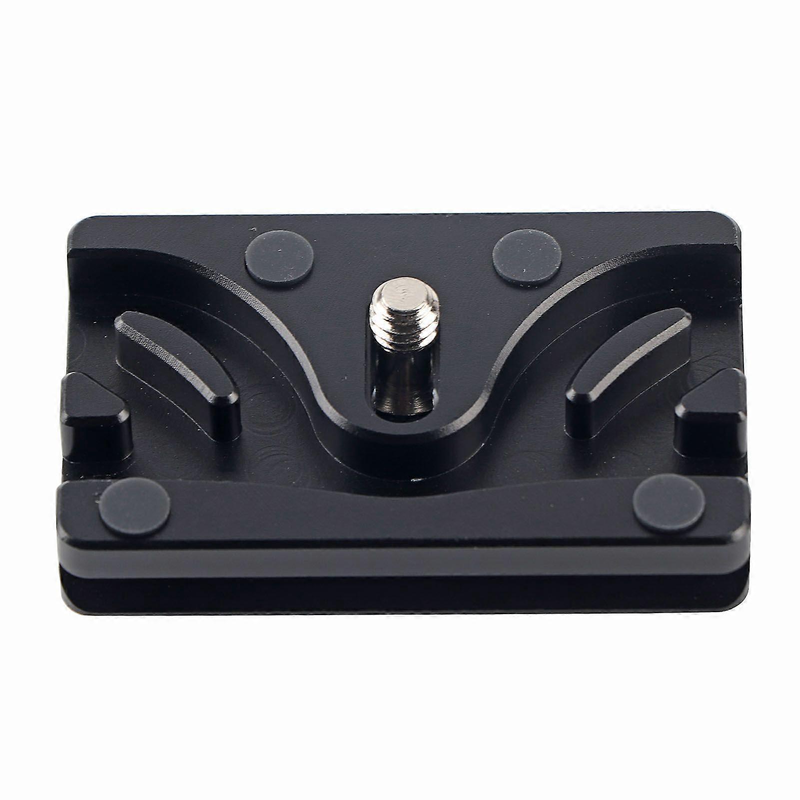 Multifunction Alloy Fixing Plate Camera Quick Release Plate Winding Clamp Clip Black