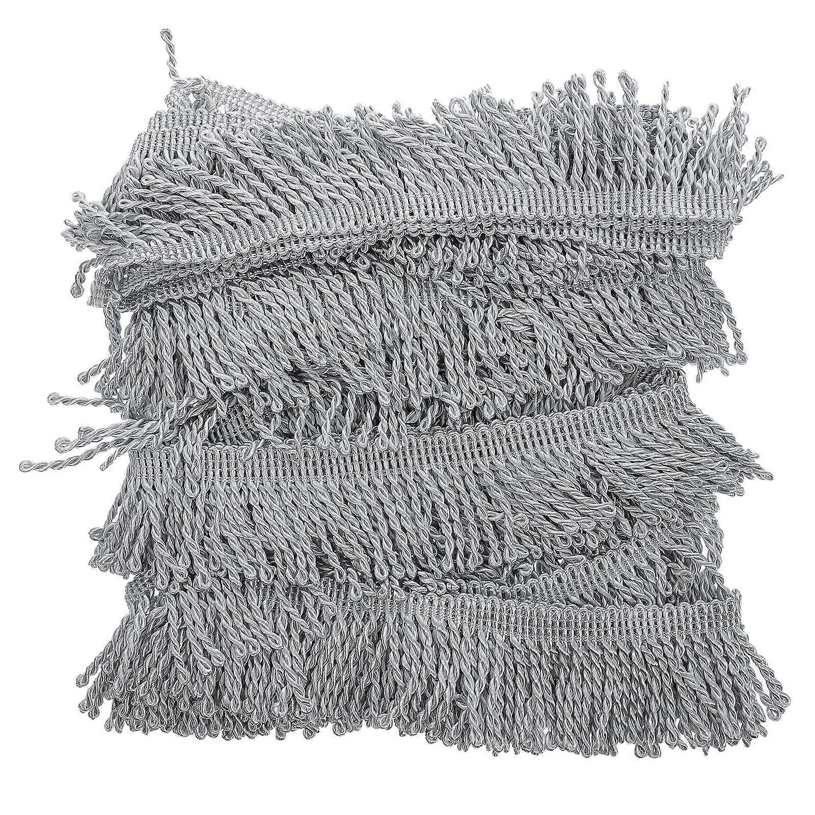 1 Roll Fringed Trim Tassel Trim Elegant DIY Sewing Material for Curtain Making