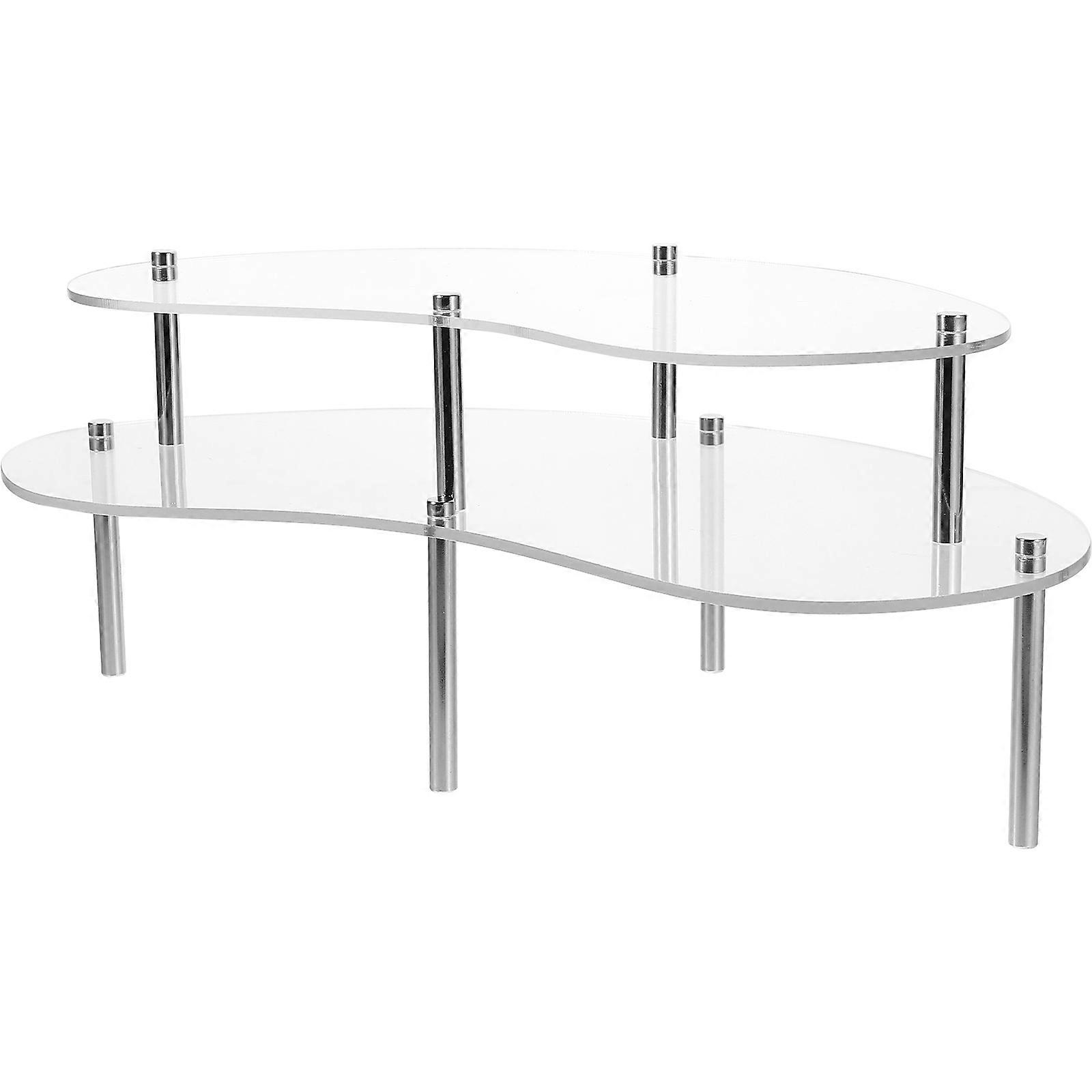 Transparent Acrylic Cake Stand for Display with 5Sets Dessert Holders