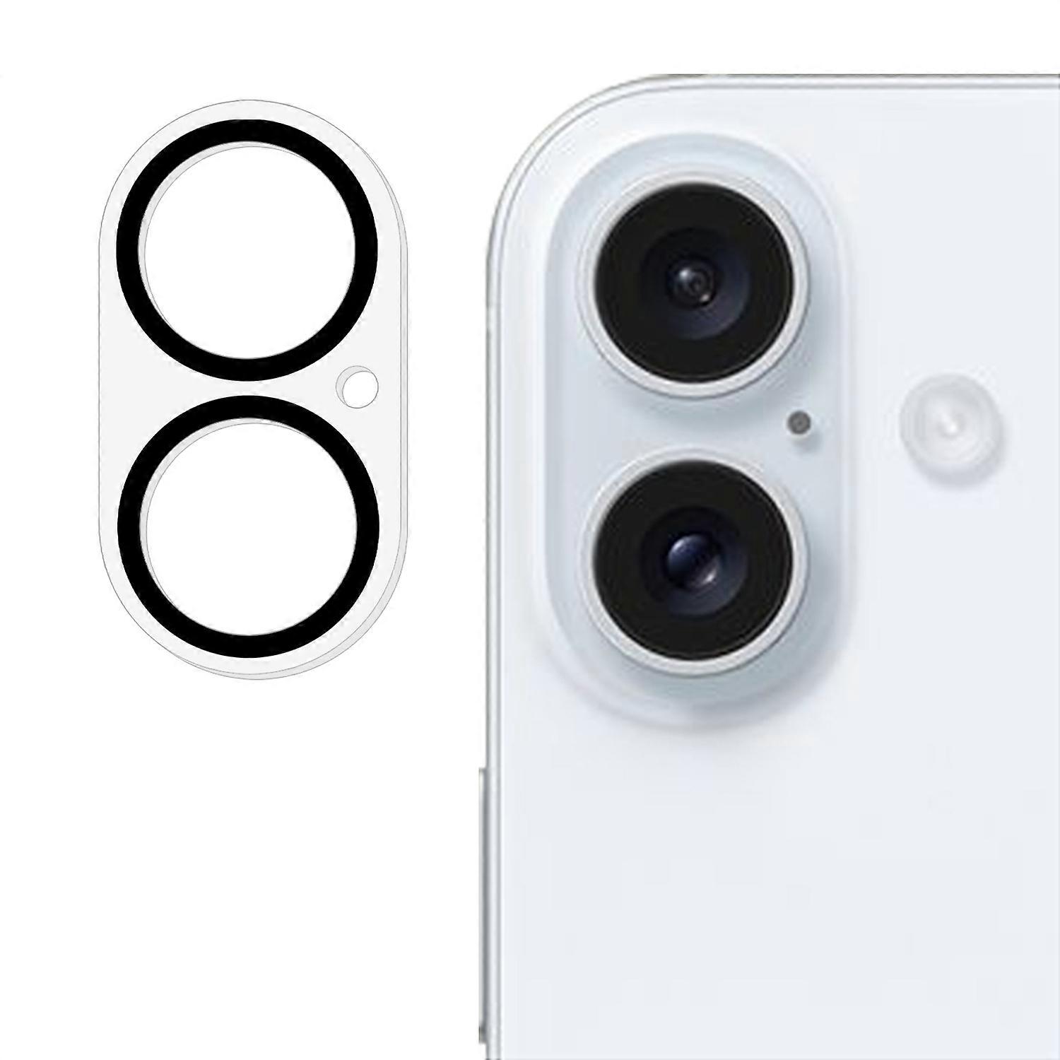 For iPhone 16 Plus 16 Tempered Glass Camera Lens Protector Does Not Affect Night Shots