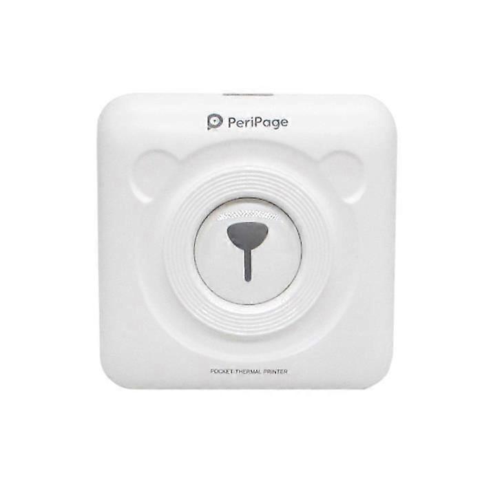 Peripage Pocket Thermal Printer - White - Bluetooth - Inkless - A6 Size
