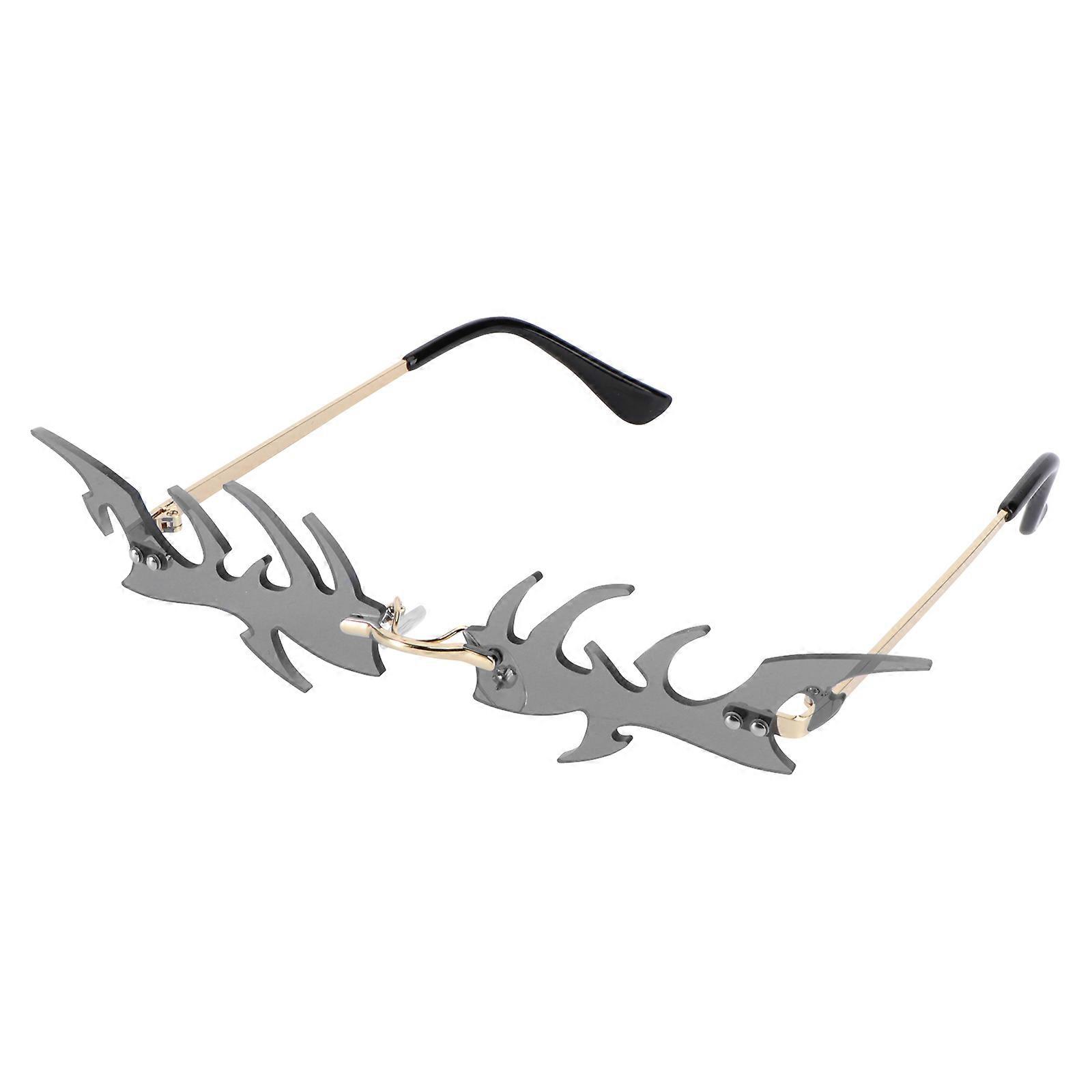 Solar Glasses Creative Glasses for Party Prop 1Pair Metal Plastic