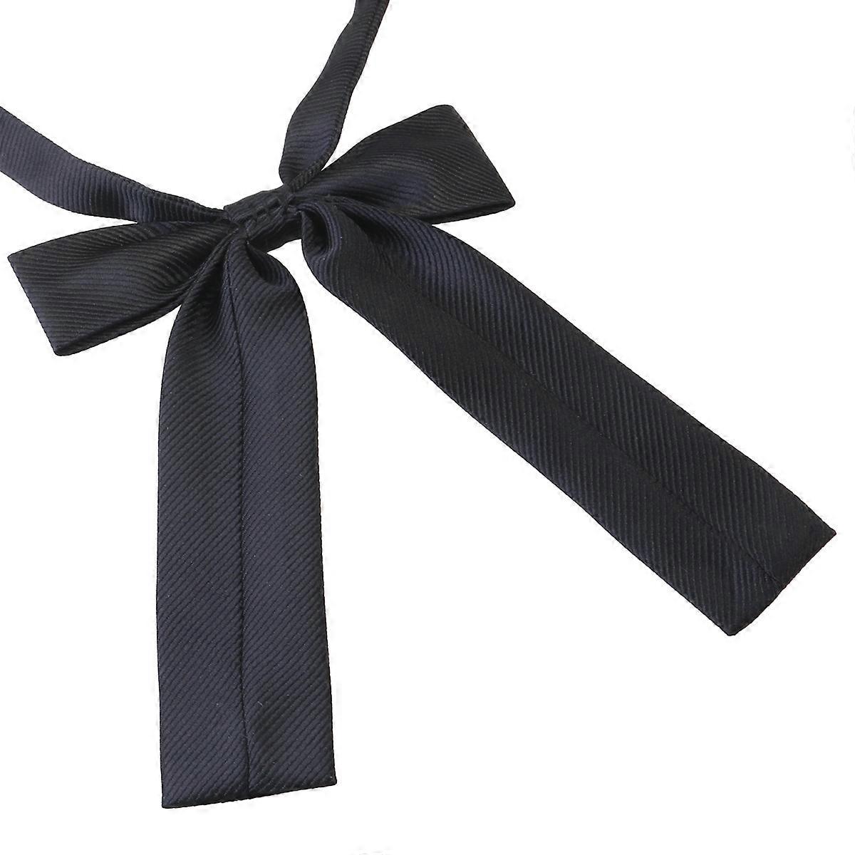 Black Bowtie Men Microfiber Bow Tie for Wearing