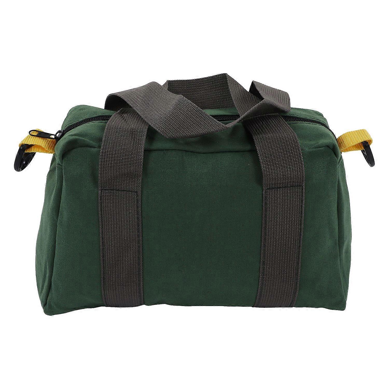 Feature:
1. CANVAS MATERIAL: Wide mouth tool bag is made of canvas material, which is wear resistant