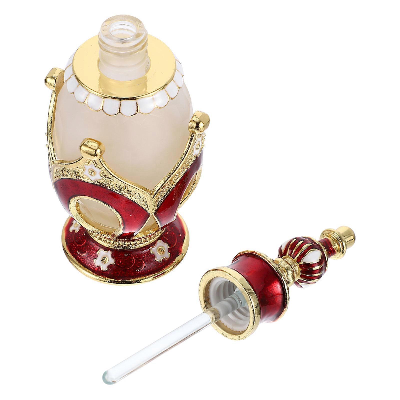 Portable 25ml Essential Oil Bottle Fashion Modeling Middle Eastern Style For Men Elegant Shape Travel-Friendly 1Pcs