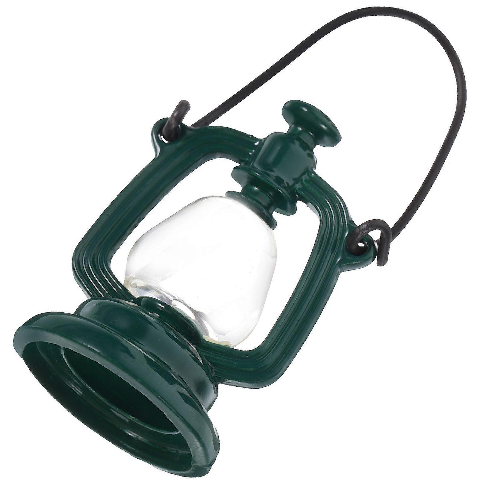 Dollhouse Resin Kerosene Lamp Miniature Light Model for Decoration
