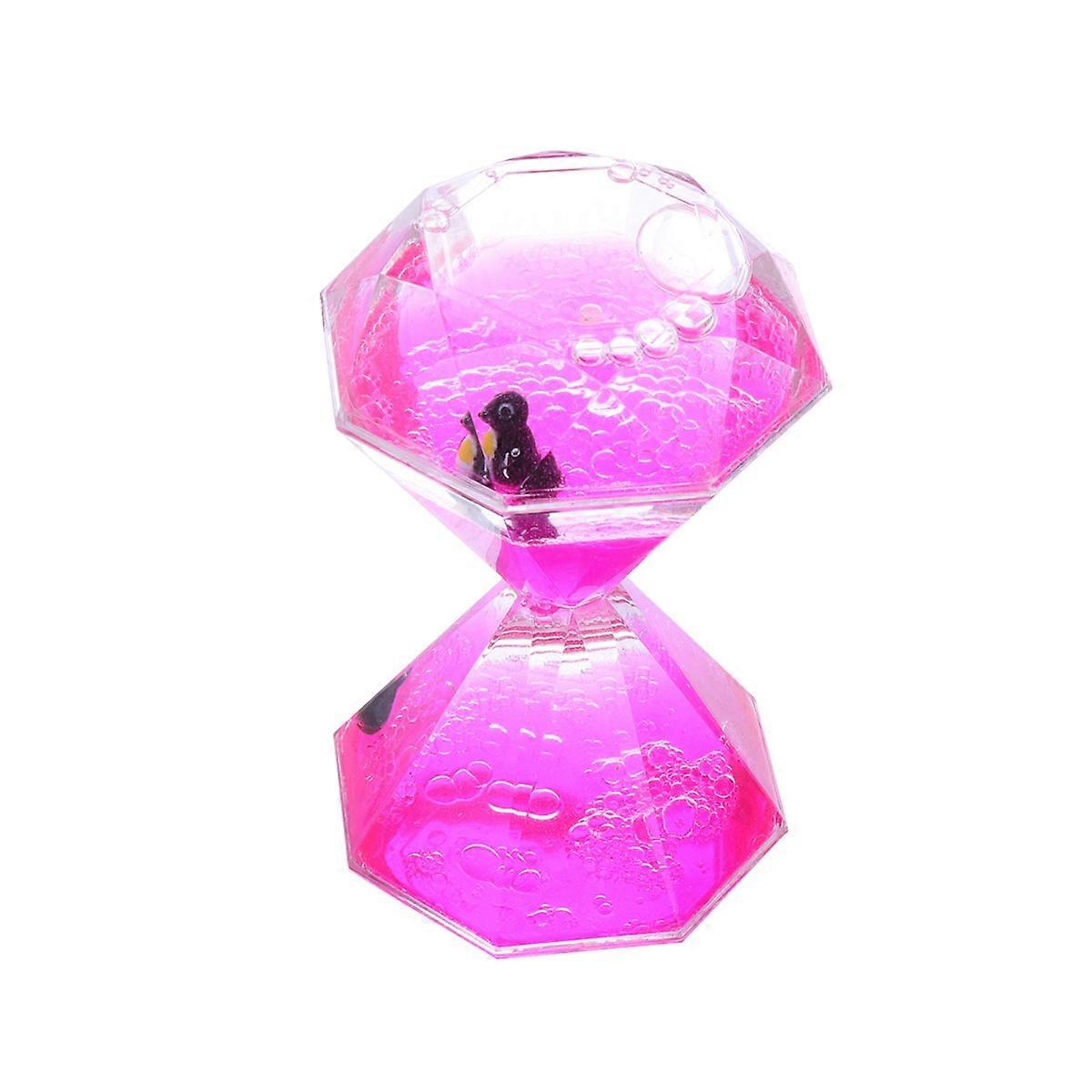 Hourglass Liquid Motion Timer Office Decoration 1Set