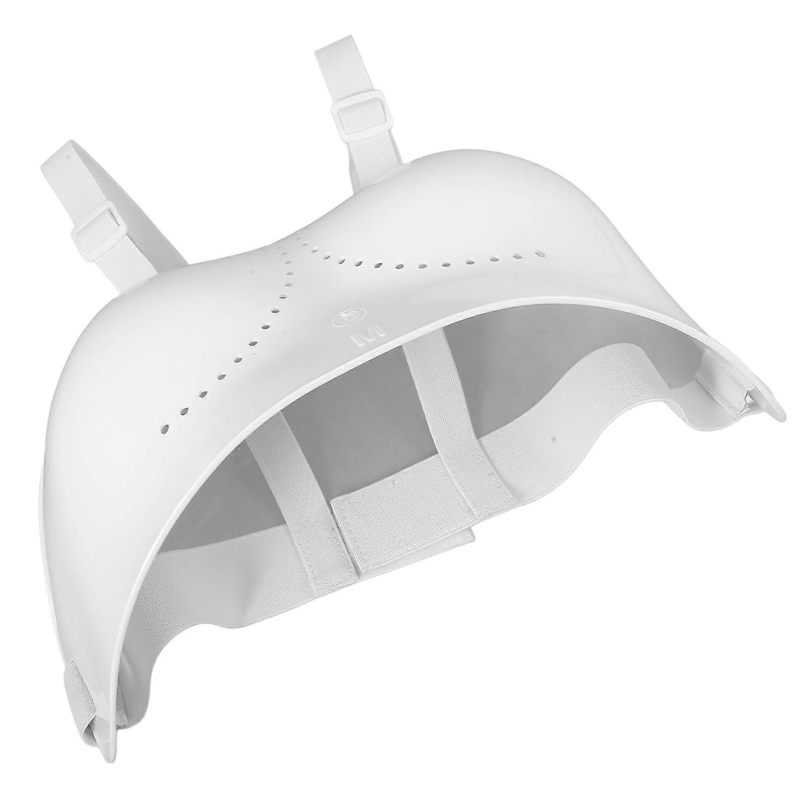 Portable Fencing Chest Guard Protector for Protection 2Pcs White PVC