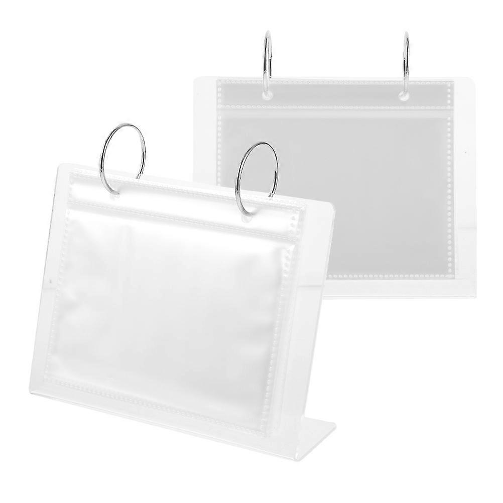 Desk Acrylic Photo Album for Display 8Pcs Transparent Photo Frame