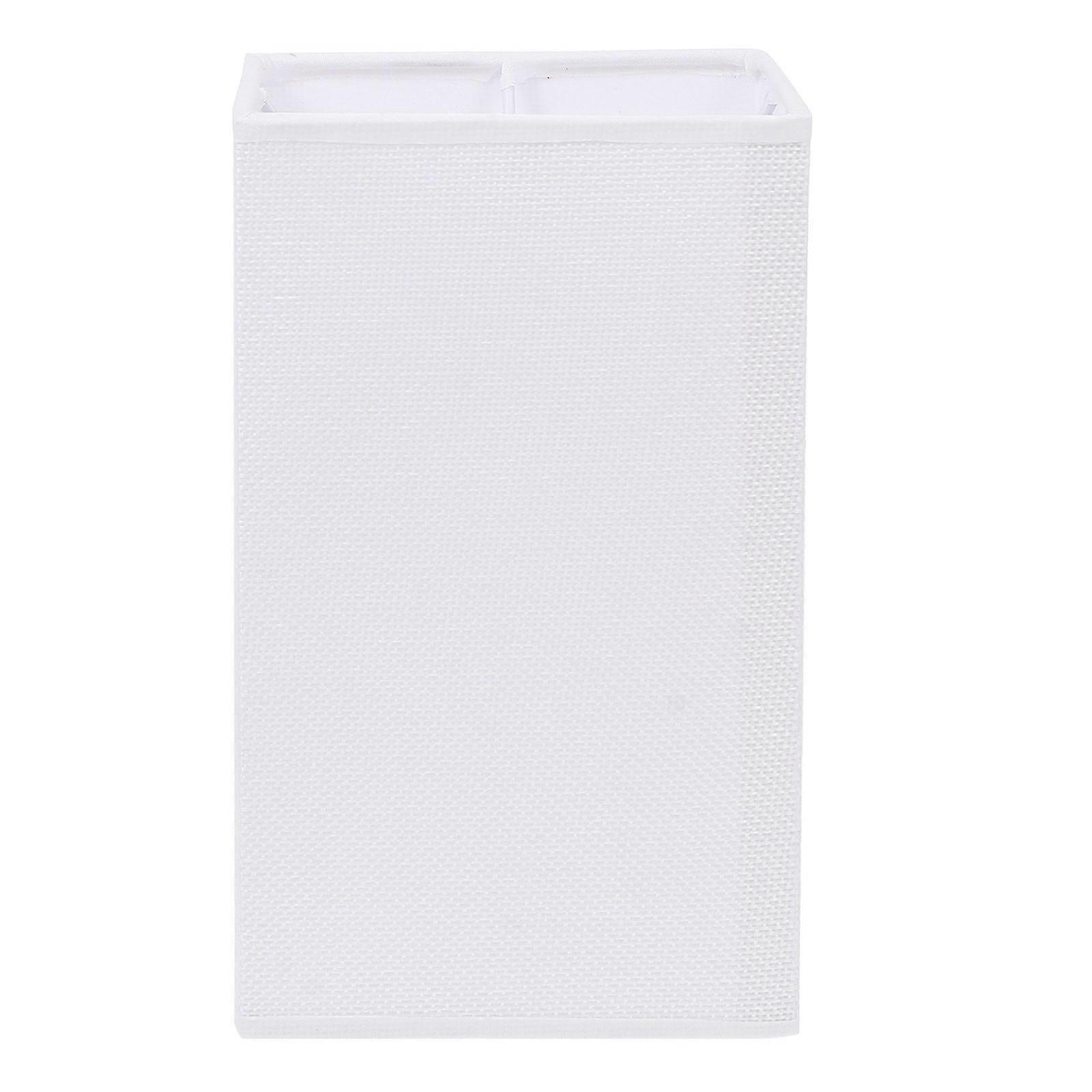 Cloth Light Shade E27 Square for Protection 3Pcs Lamp Cover White