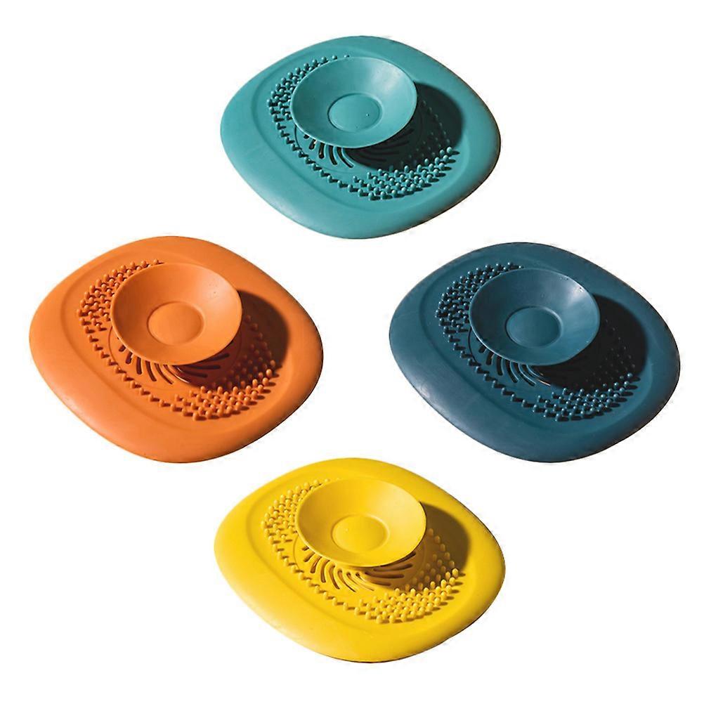 Floor Drain Cover Bathroom Floor Drain Strainer Deodorization Cover 8Pcs