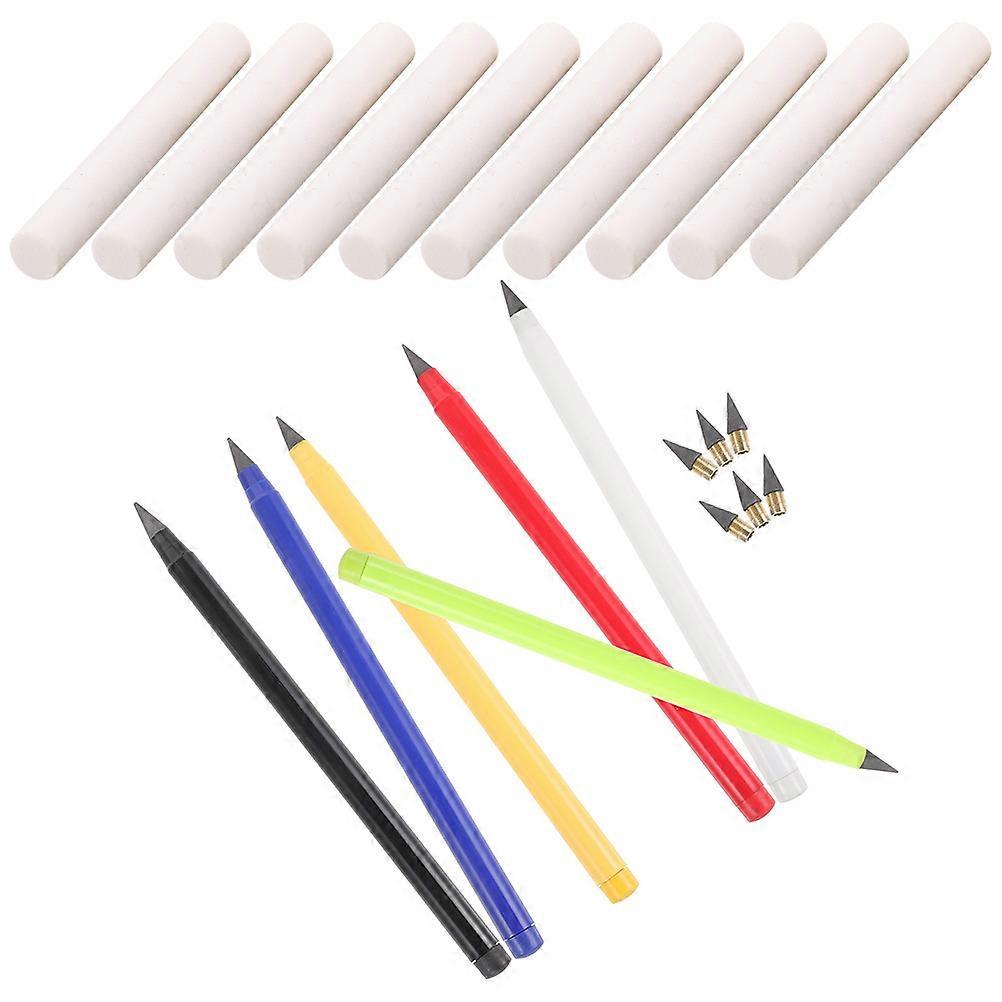Forever Pencils in Assorted Color for Writers and Beginners 5 Sets with Reusable Design Perfect for Art Projects and Everyday Writing