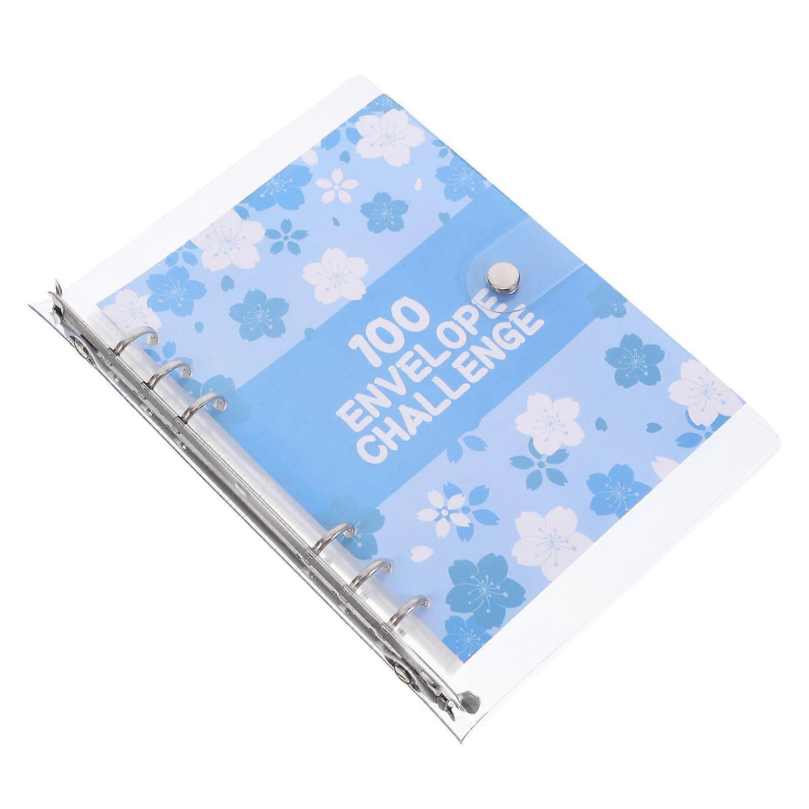 Saving Challenge Binder Loose-Leaf Budget Binder for Daily Use 4Sets