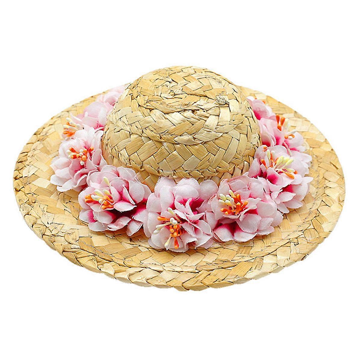 Cap Dog Flower Sunhat for Spring Summer Use 2Pcs