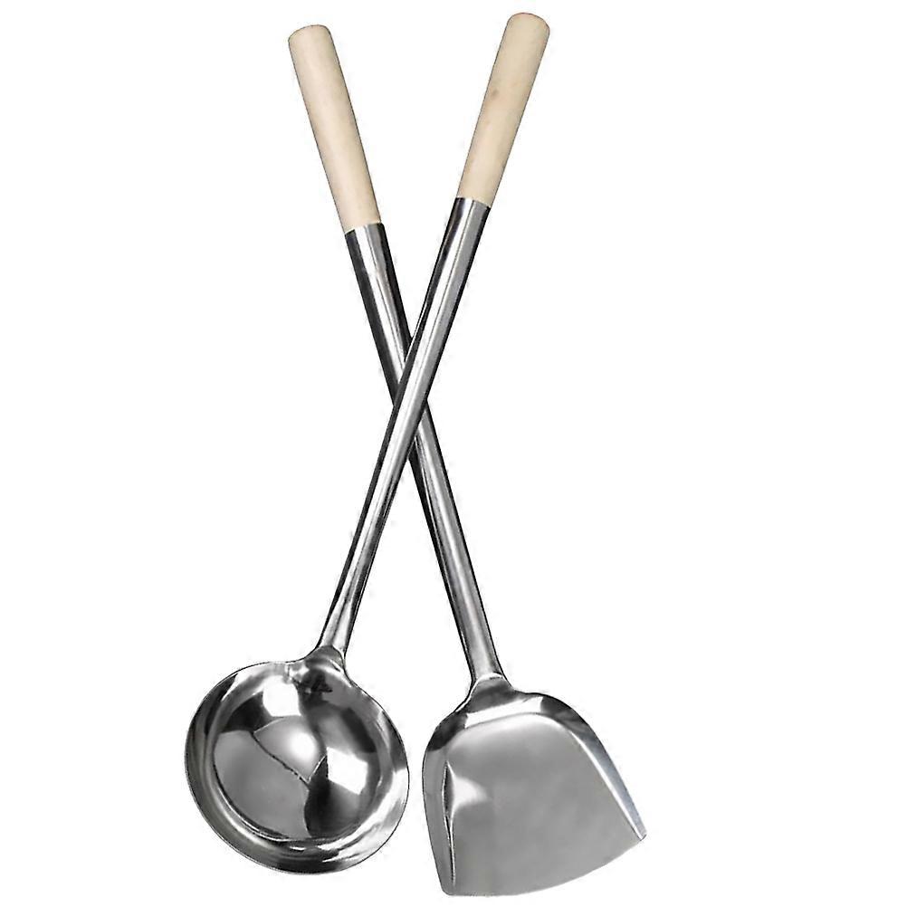 Kitchen Gadget Spoon Set Stainless Steel for Home 6Pcs