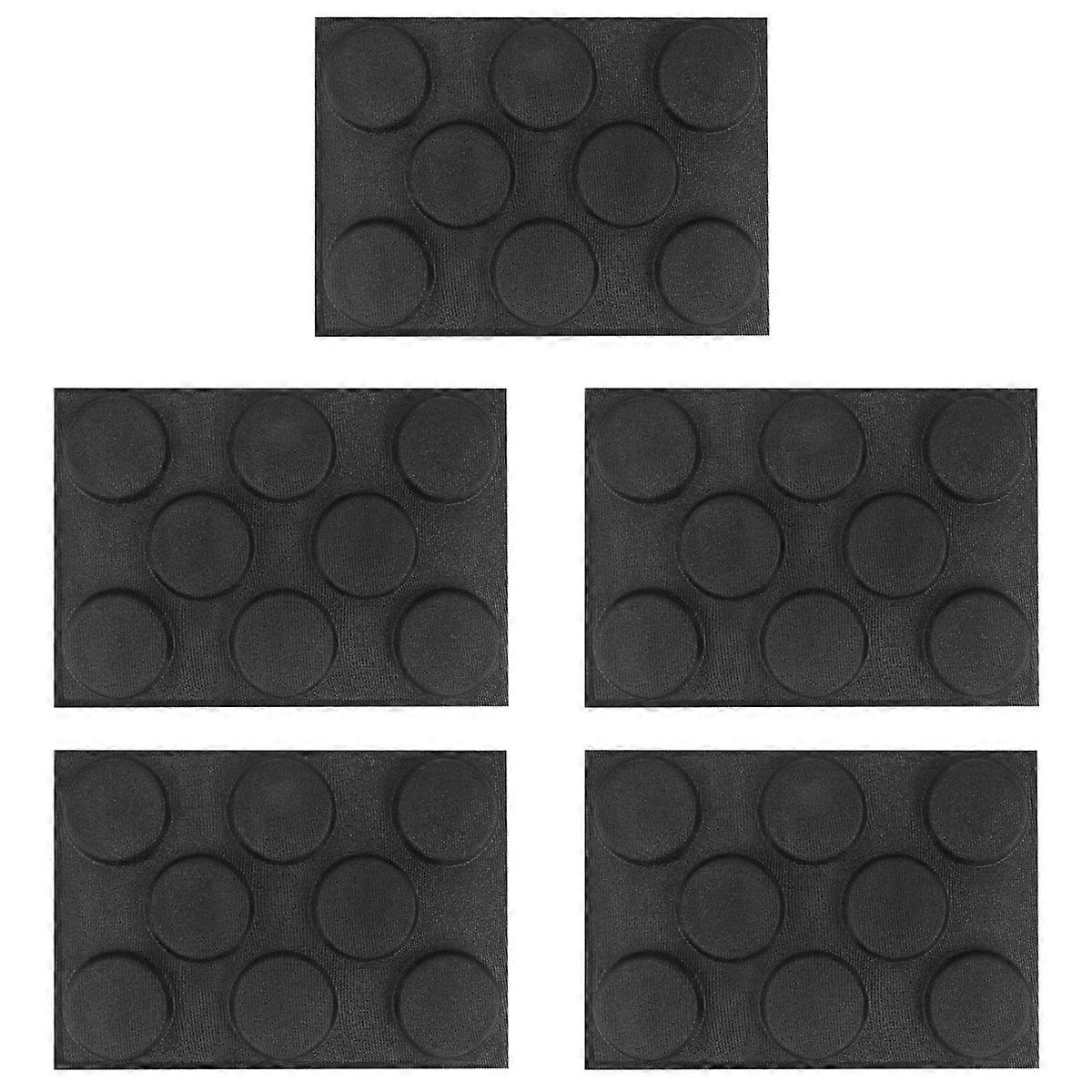 Silicone Hamburger Bread Forms Molds Baking Sheets Fit Half Pan Size