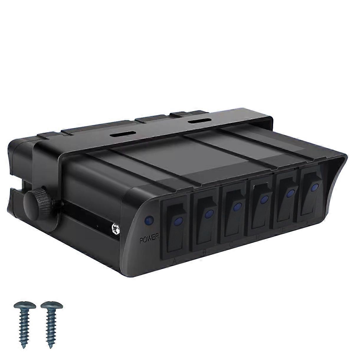 Switch Controller Panel with LED Light Indicator for Boat Truck