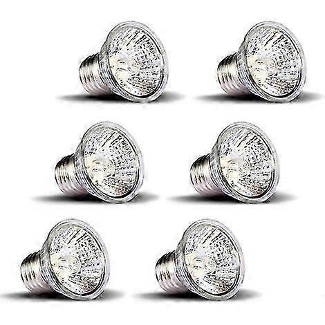 6 Pack 75w Full Spectrum Uva+uvb Sun Lamp/bulb/light For Lizard Bearded Dragon