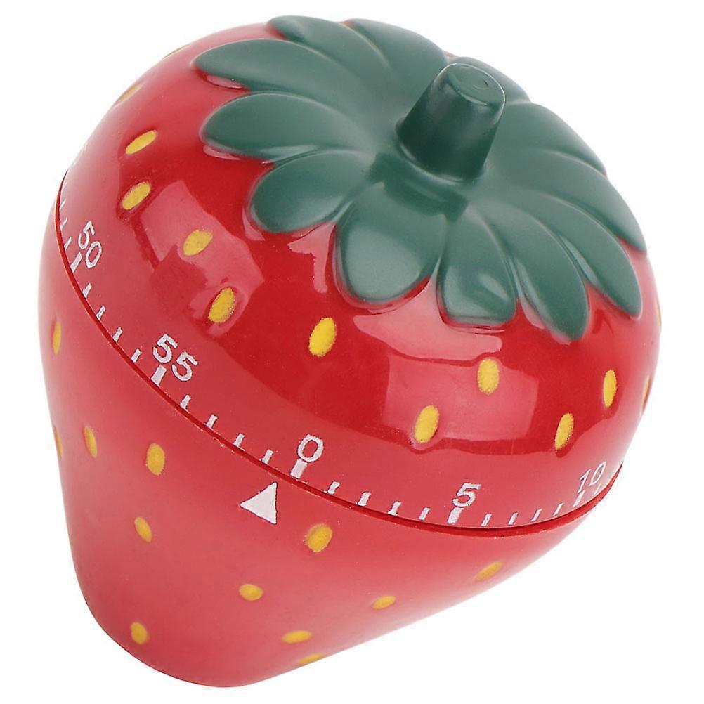 Manual Kitchen Timer Strawberry Shaped Mechanical Timer for Cooking 2Pcs